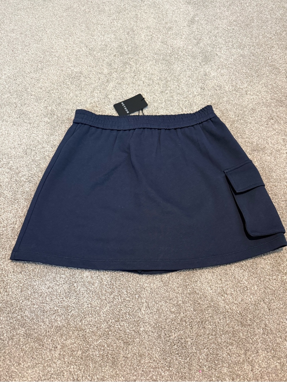Navy Pocket Skort - Heyson